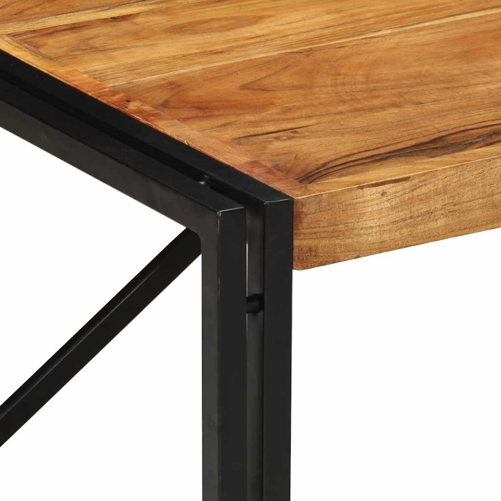 Τραπεζάκι σαλονιού 80x80x35 cm μασίφ ξύλο ακακίας - Pakobazaar