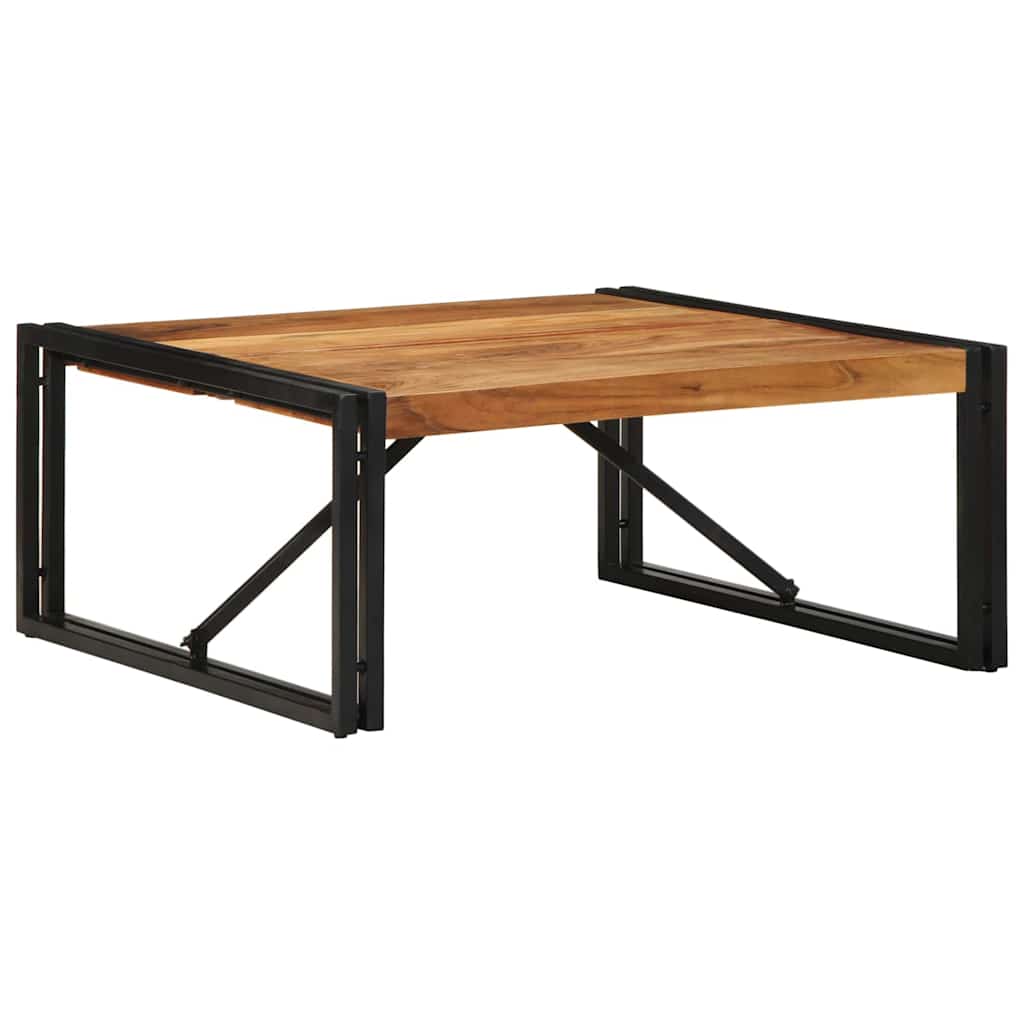 Τραπεζάκι σαλονιού 80x80x35 cm μασίφ ξύλο ακακίας - Pakobazaar
