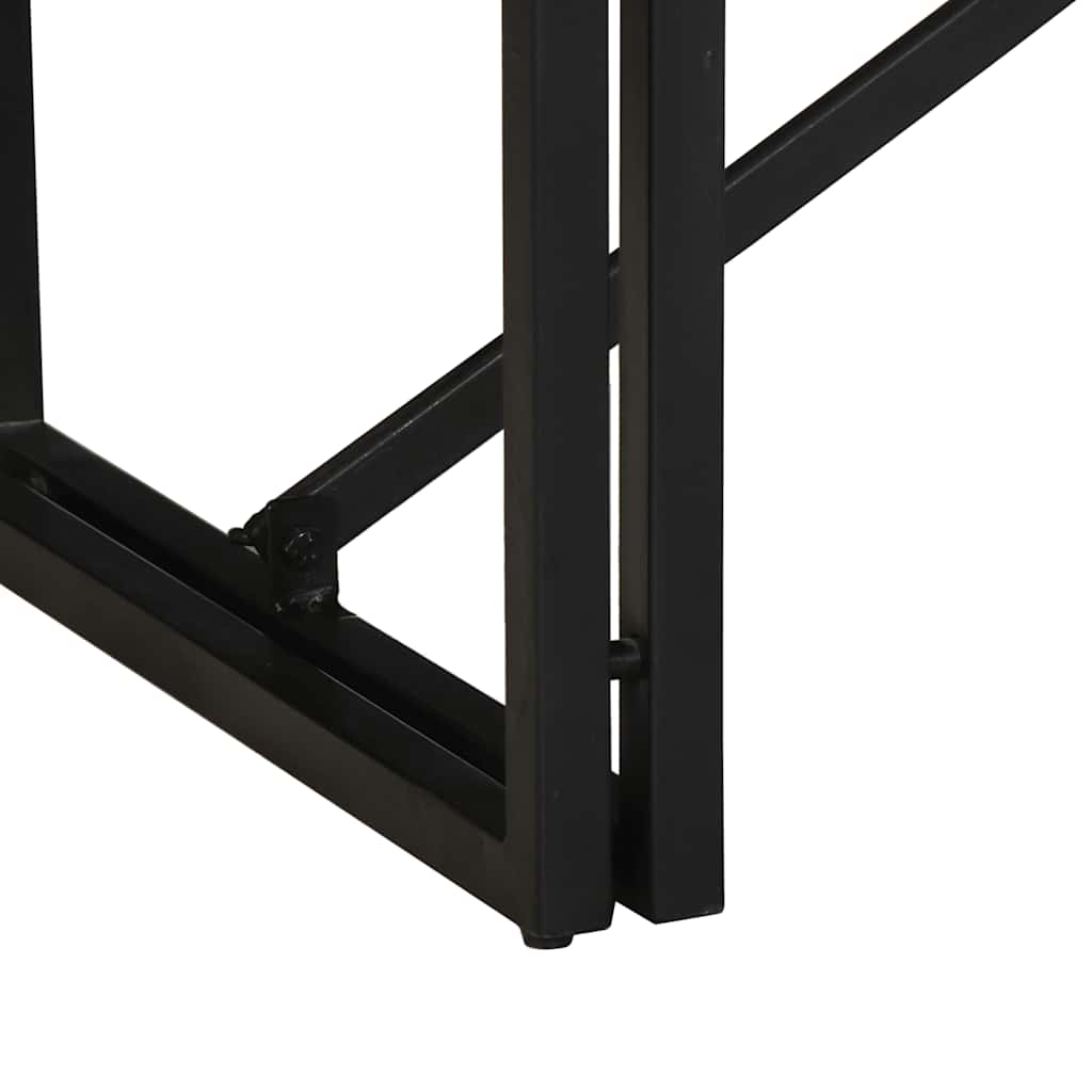 Τραπεζάκι σαλονιού 80x40x35 cm Στερεό ακατέργαστο ξύλο Mango - Pakobazaar