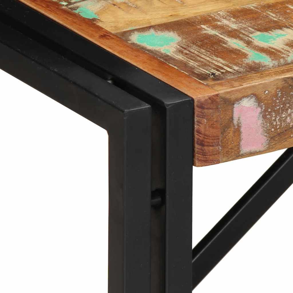 Τραπεζάκι σαλονιού πολύχρωμο 80x40x35cm Ξύλο μασίφ ανακυκλωμένο - Pakobazaar