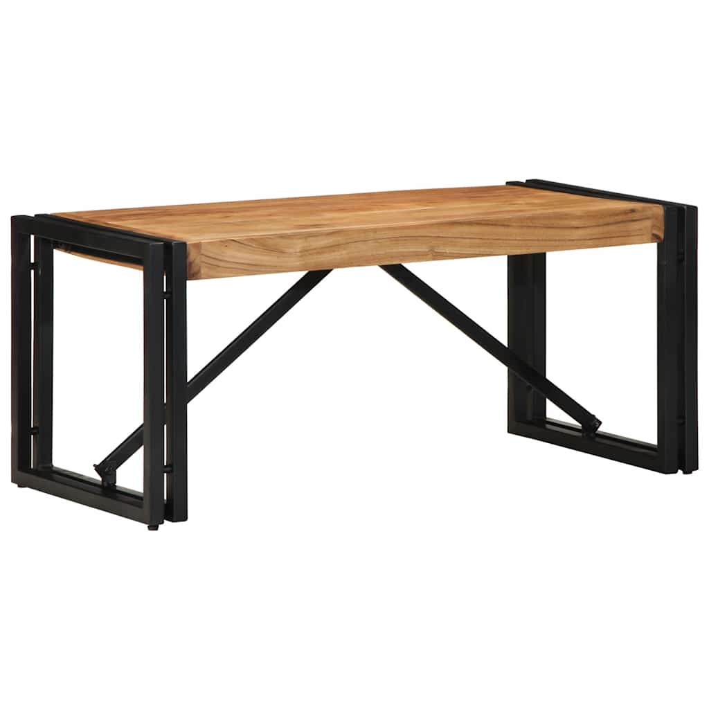 Τραπεζάκι σαλονιού 80x40x35 cm μασίφ ξύλο ακακίας - Pakobazaar
