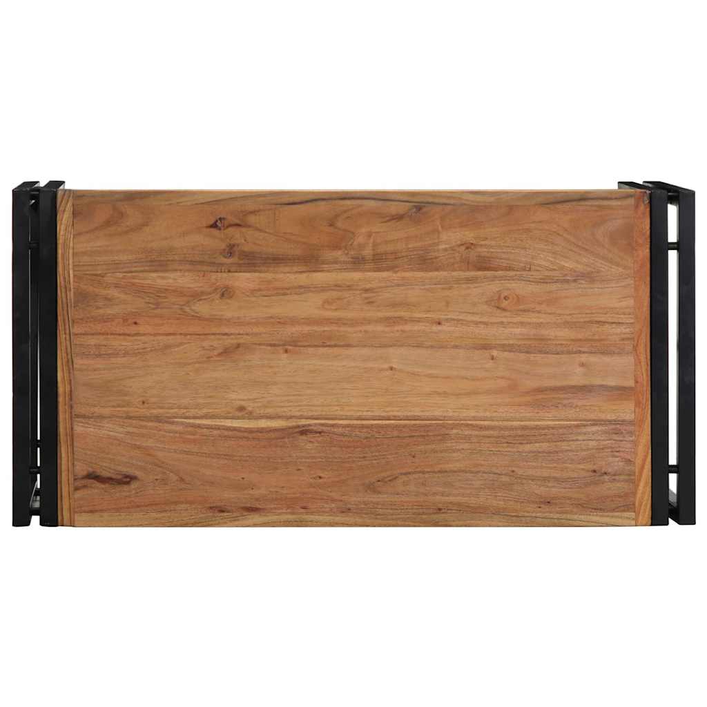 Τραπεζάκι σαλονιού 80x40x35 cm μασίφ ξύλο ακακίας - Pakobazaar