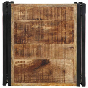 Τραπεζάκι σαλονιού 50x50x35 cm Στερεό ακατέργαστο ξύλο Mango - Pakobazaar