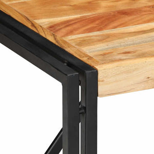Τραπεζάκι σαλονιού 50x50x35 cm μασίφ ξύλο ακακίας