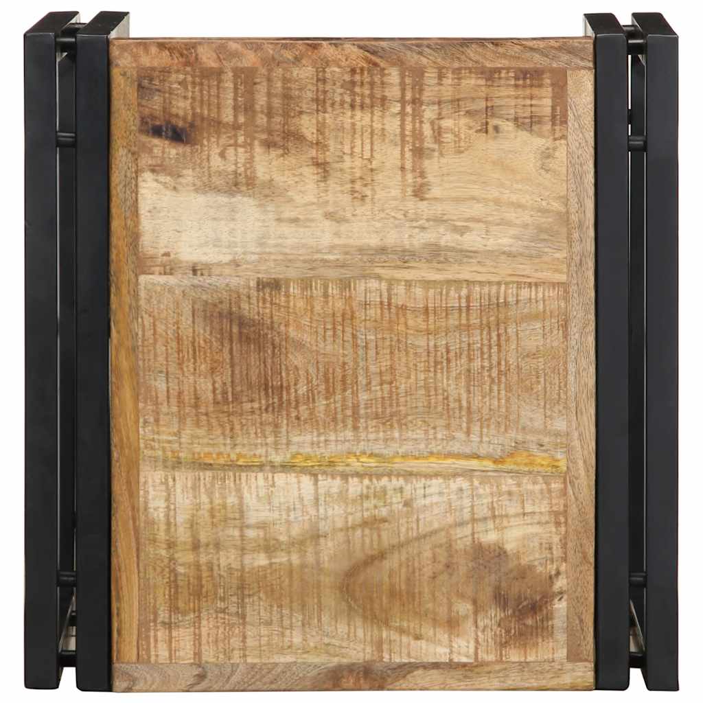 Τραπεζάκι σαλονιού 40x40x35 cm Στερεό ακατέργαστο ξύλο Mango - Pakobazaar