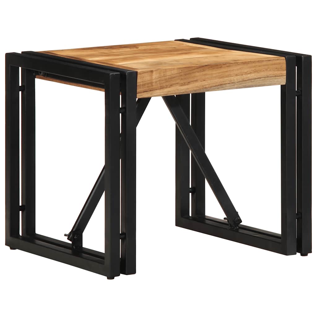 Τραπεζάκι σαλονιού 40x40x35 cm μασίφ ξύλο ακακίας - Pakobazaar