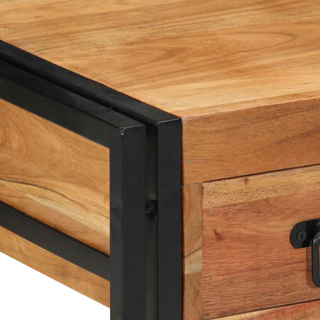 Κομοδίνο με συρτάρι Καφέ 40 x 40 x 50 cm Στερεό Ξύλο Ακακίας