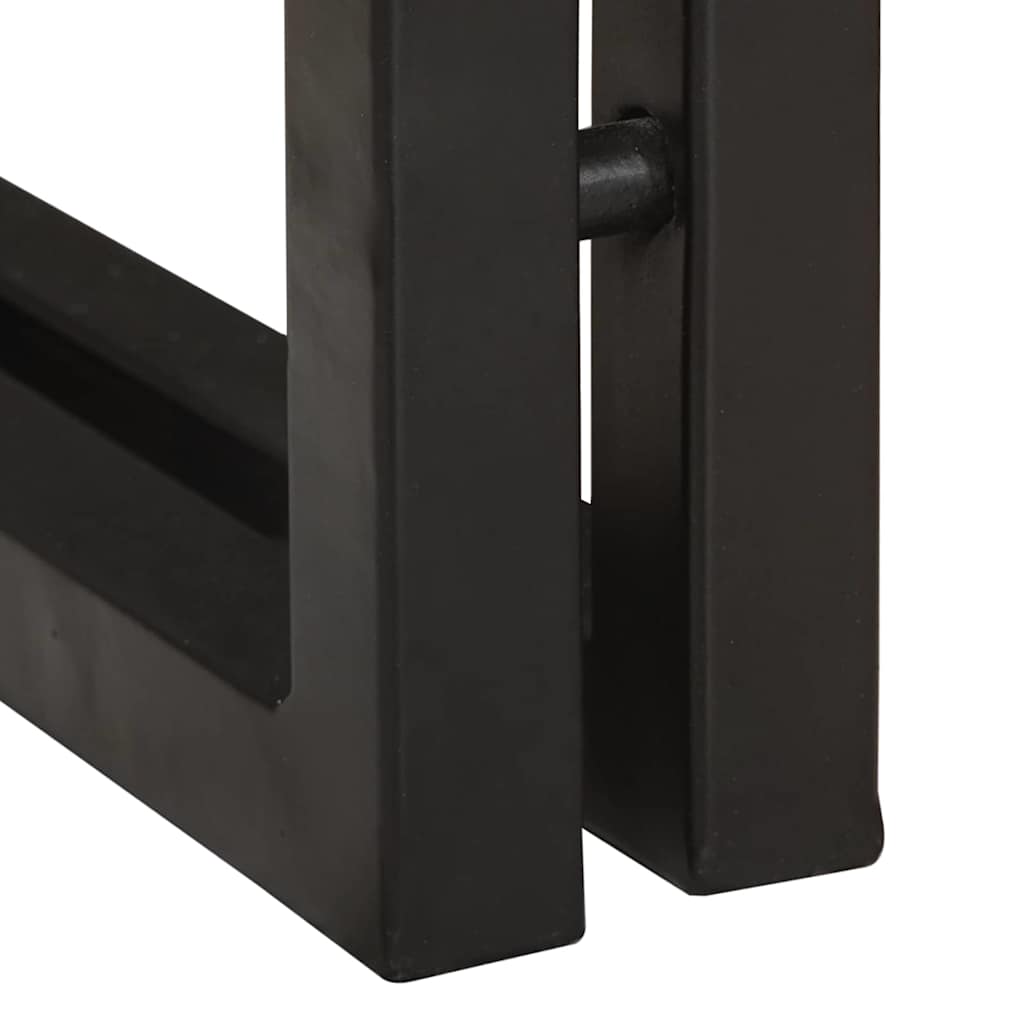 End Table με συρτάρι 30 x 30 x 40 cm Στερεό Ανακτηθέν Ξύλο - Pakobazaar