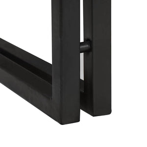 End Table Καφέ και Μαύρο 30 x 30 x 40 cm Στερεό Ξύλο Ακακίας - Pakobazaar