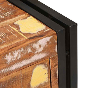 Πλαϊνό γραφείο Καφέ 66 x 33 x 70 εκ. Στερεό ανακτημένο ξύλο