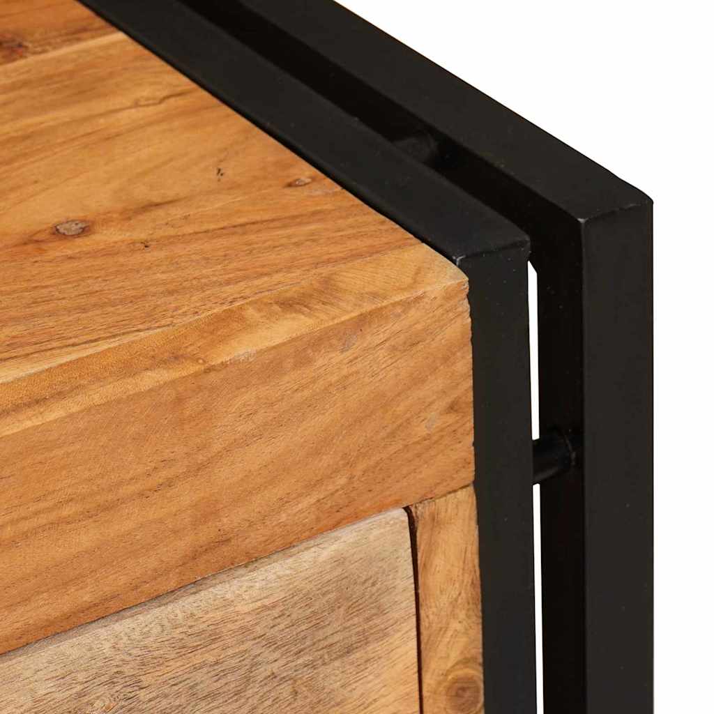 Ντουλάπα Παπουτσιών Καφέ 90 x 38 x 45 εκ. Στερεό Ξύλο Ακακίας