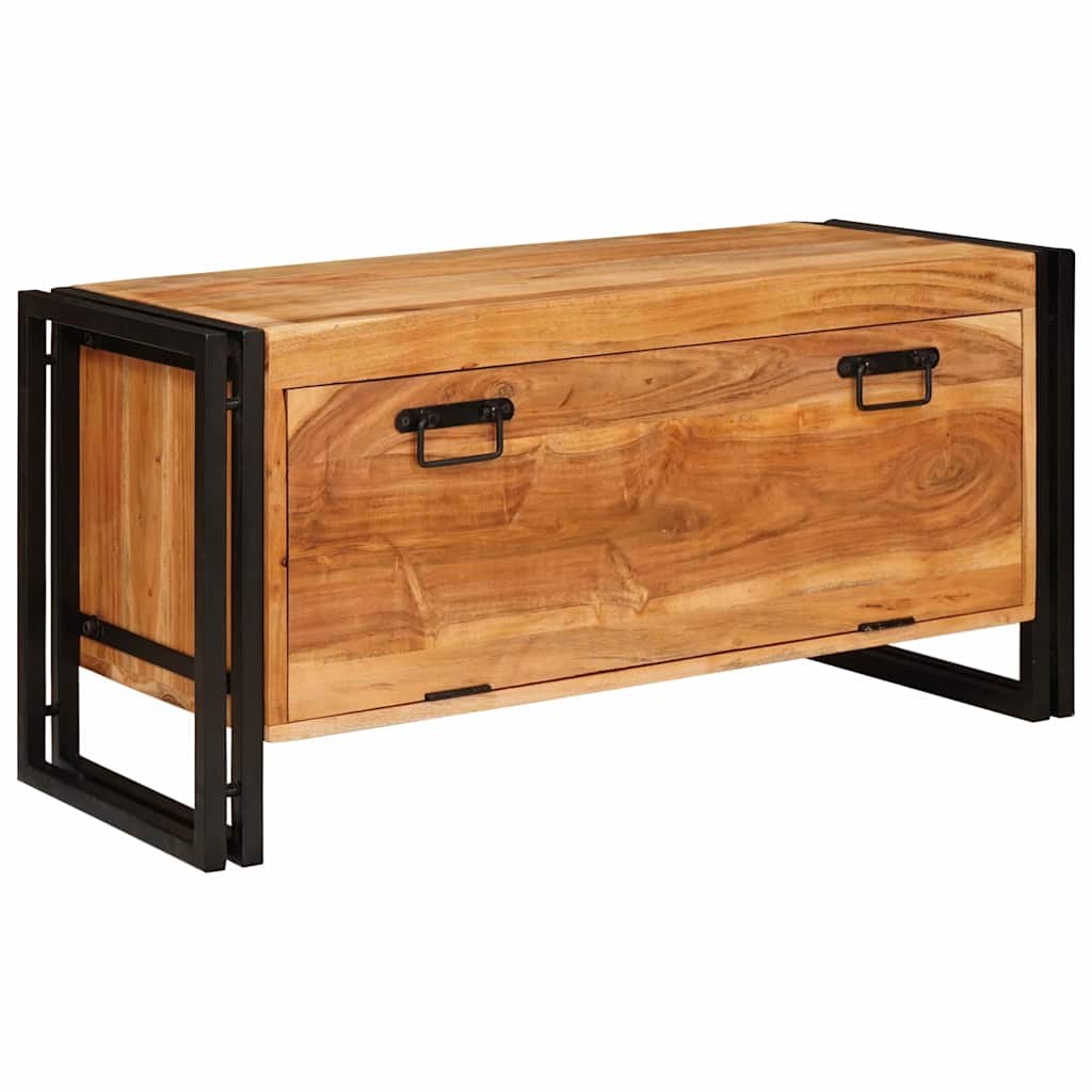 Ντουλάπα Παπουτσιών Καφέ 90 x 38 x 45 εκ. Στερεό Ξύλο Ακακίας