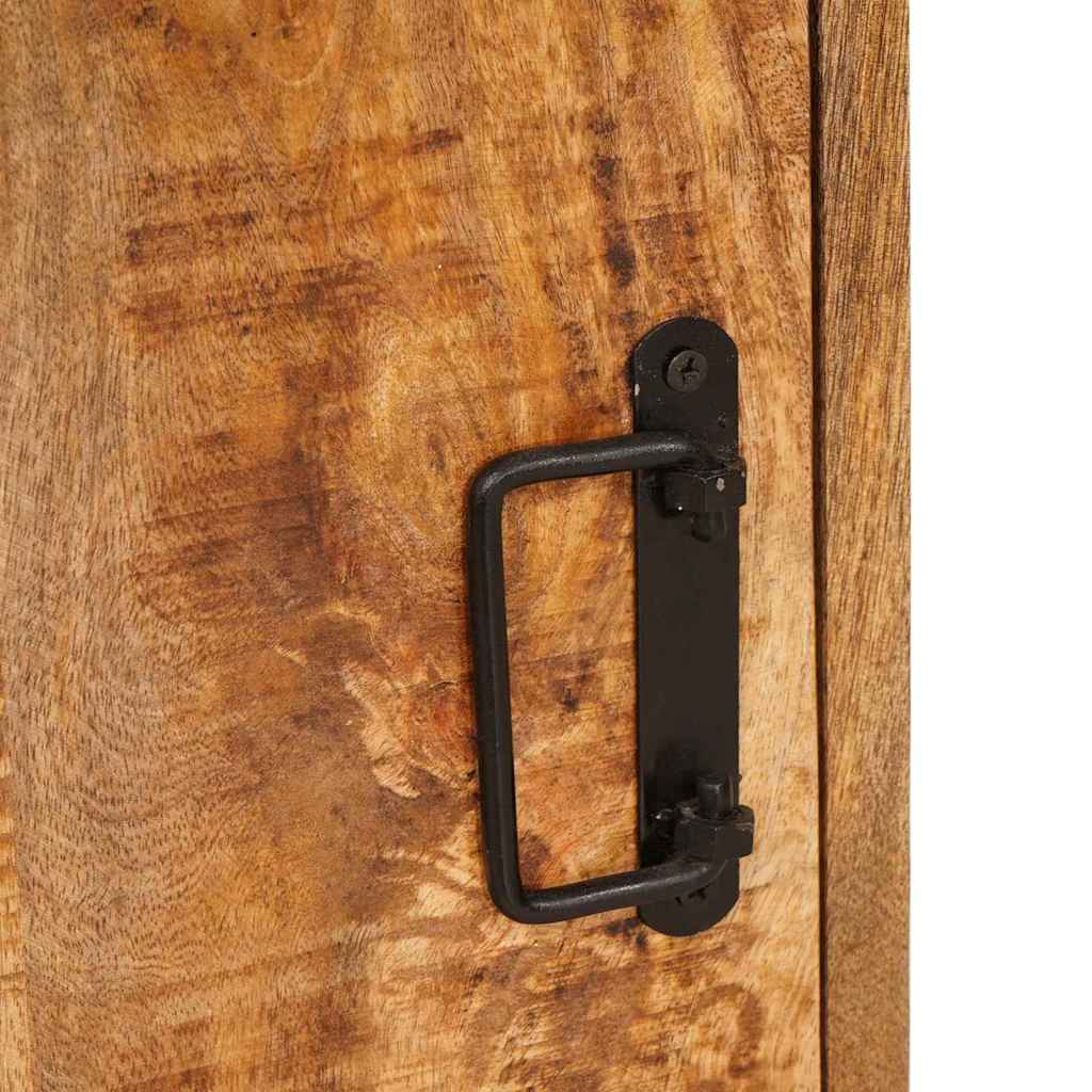 Κομοδίνο Καφέ 35 x 33 x 48 εκ Στερεό ξύλο μάνγκο