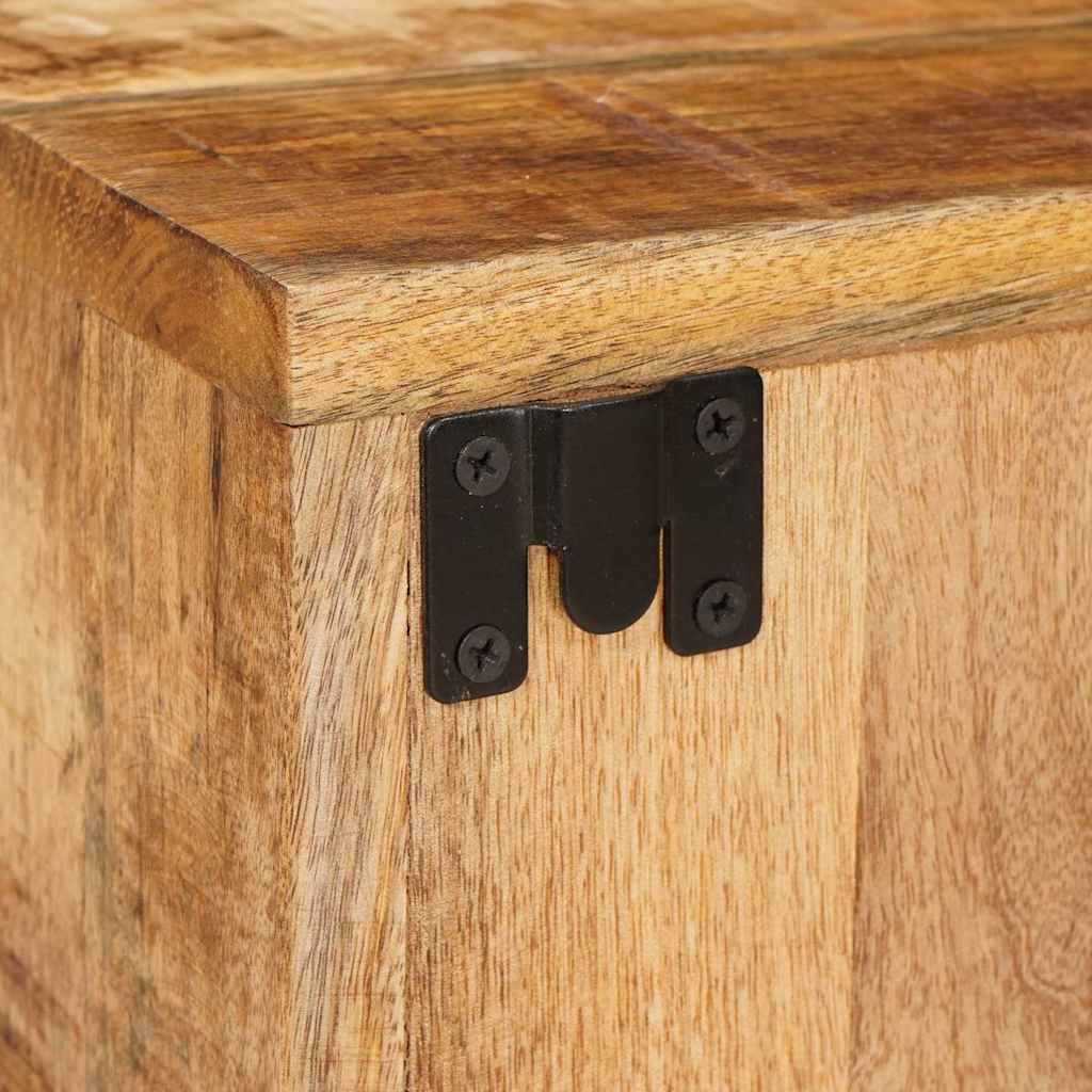 Κομοδίνο Καφέ 35 x 33 x 48 εκ Στερεό ξύλο μάνγκο