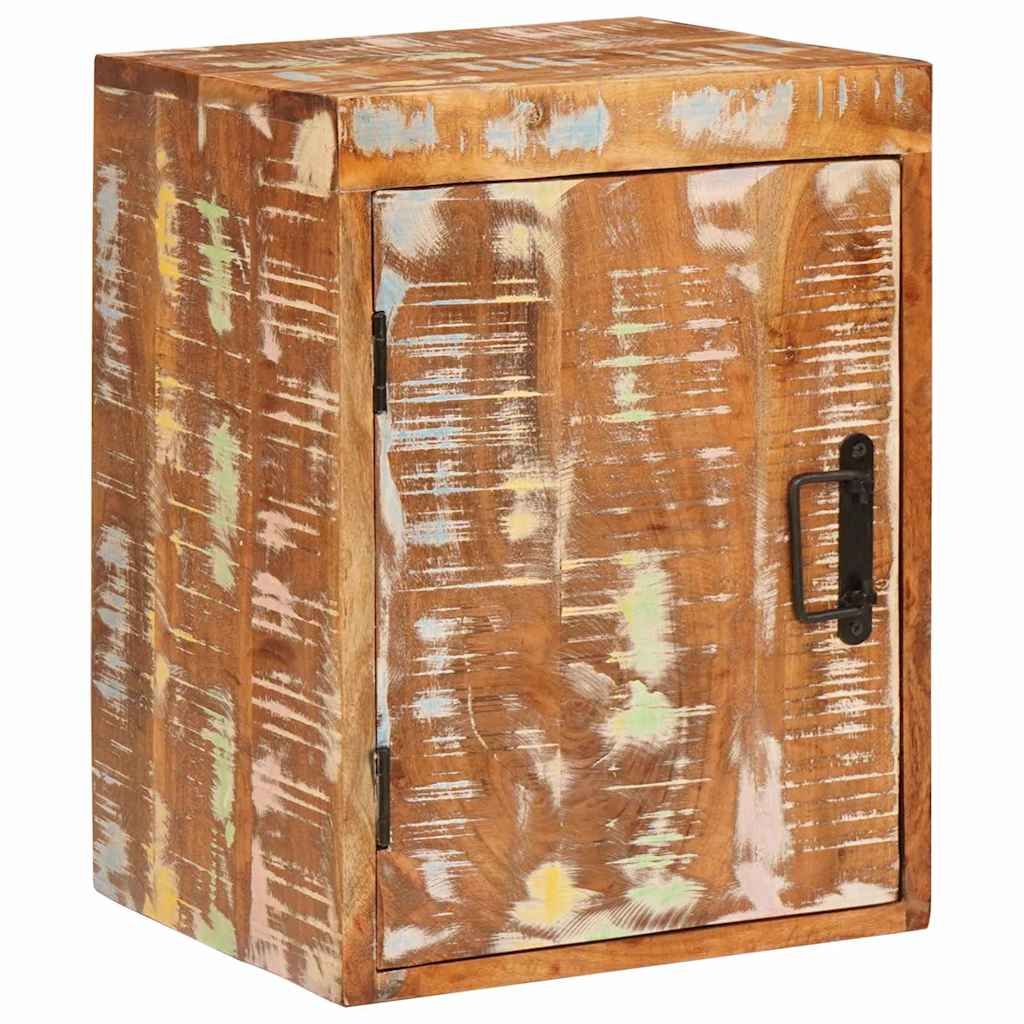 Κομοδίνο 2 pcs Καφέ 35 x 33 x 48 εκ Μασίφ ανακυκλωμένο ξύλο