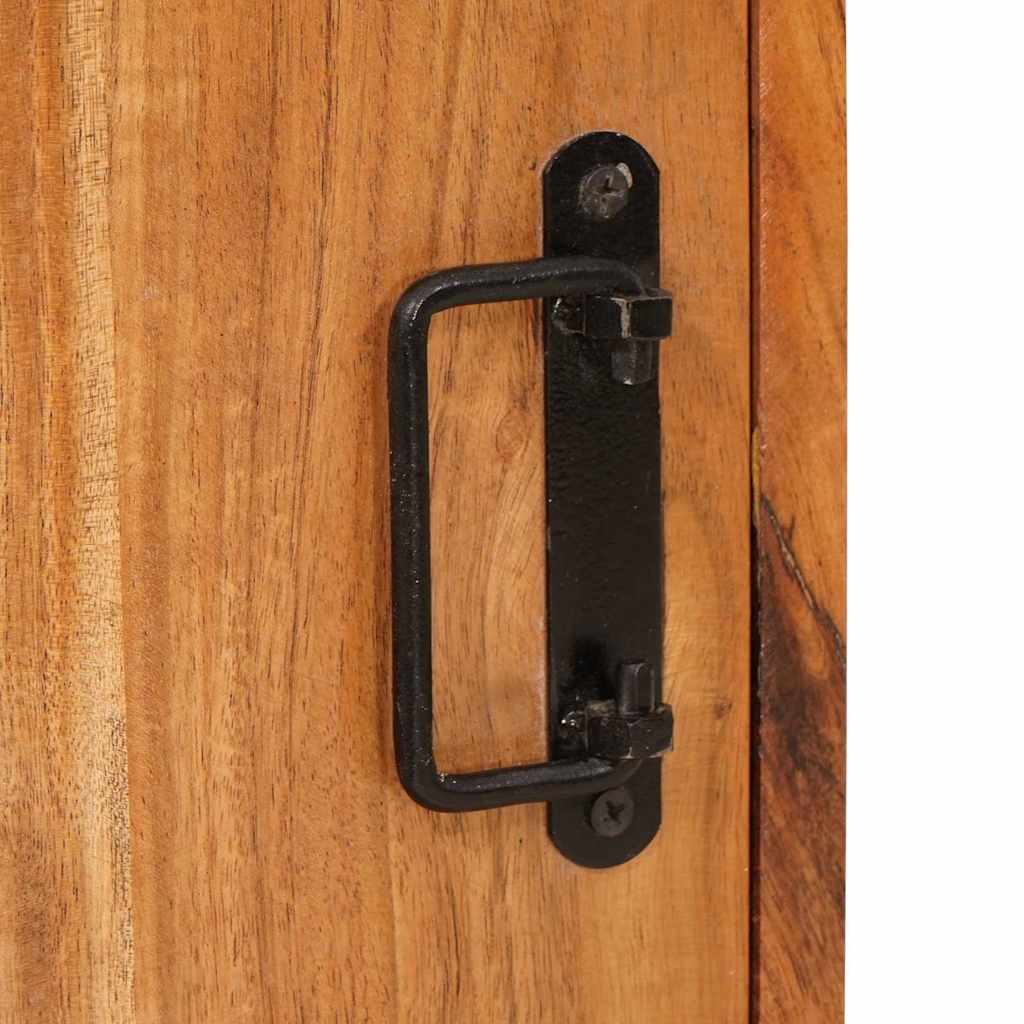 Κομοδίνο Καφέ 35 x 33 x 48 εκ Σταθερό Ξύλο Ακακίας - Pakobazaar
