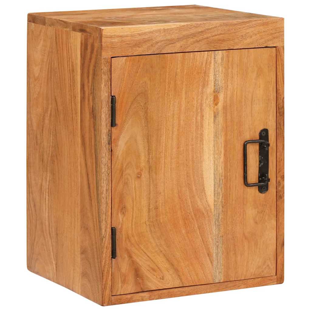 Κομοδίνο Καφέ 35 x 33 x 48 εκ Σταθερό Ξύλο Ακακίας - Pakobazaar
