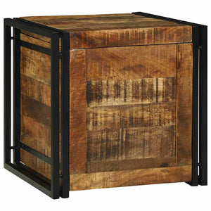 Κουτί αποθήκευσης Καφέ και Μαύρο 50 x 50 x 50 cm