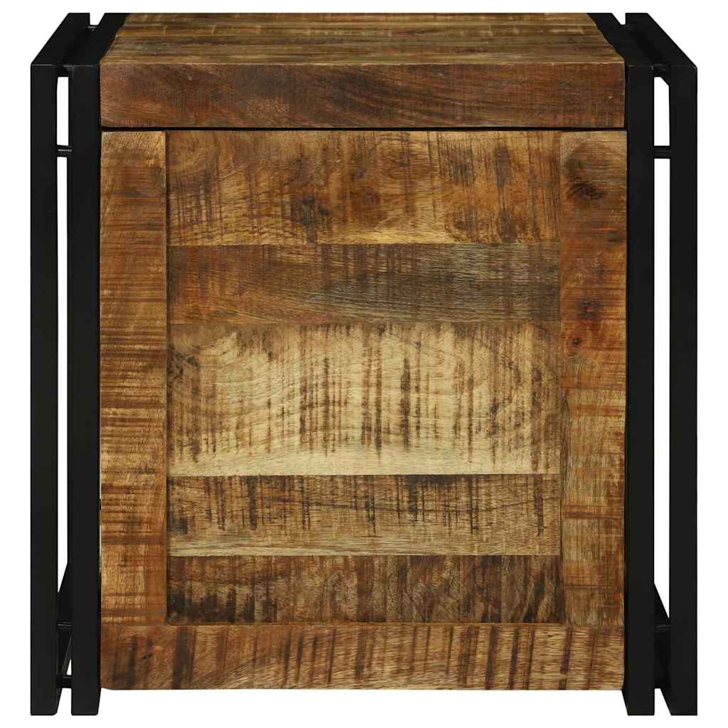 Κουτί αποθήκευσης Καφέ και Μαύρο 50 x 50 x 50 cm