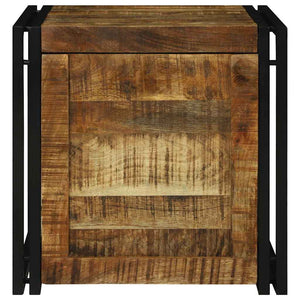 Κουτί αποθήκευσης Καφέ και Μαύρο 50 x 50 x 50 cm