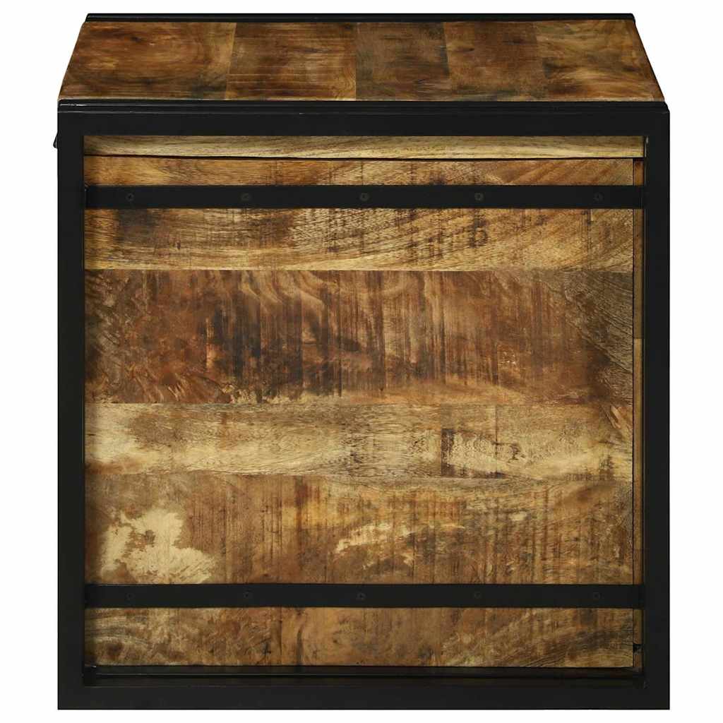 Κουτί αποθήκευσης Καφέ και Μαύρο 50 x 50 x 50 cm