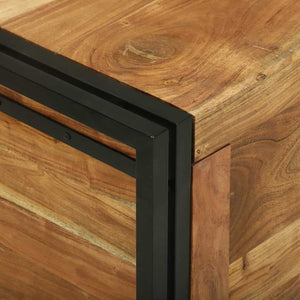 Κουτί αποθήκευσης 50 x 50 x 50 cm Στερεό Ξύλο Ακακίας - Pakobazaar
