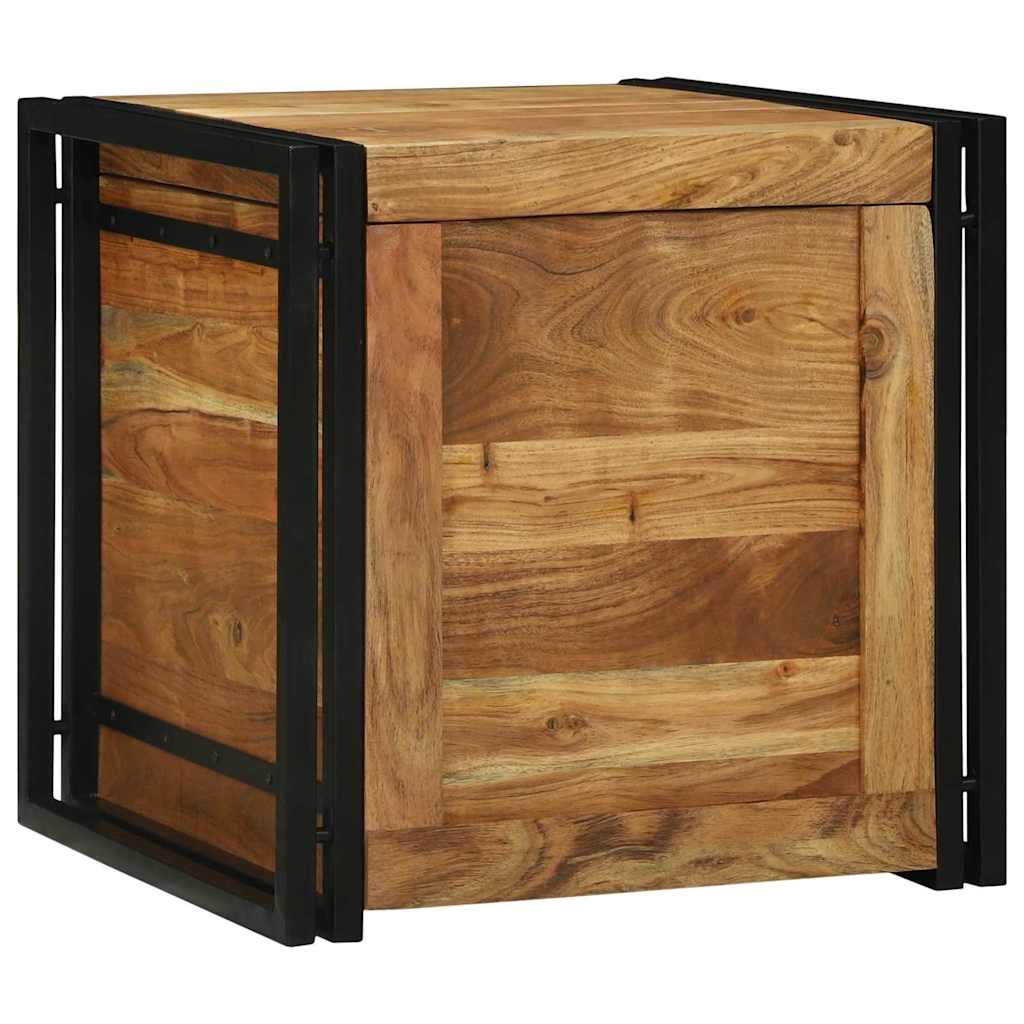 Κουτί αποθήκευσης 50 x 50 x 50 cm Στερεό Ξύλο Ακακίας - Pakobazaar