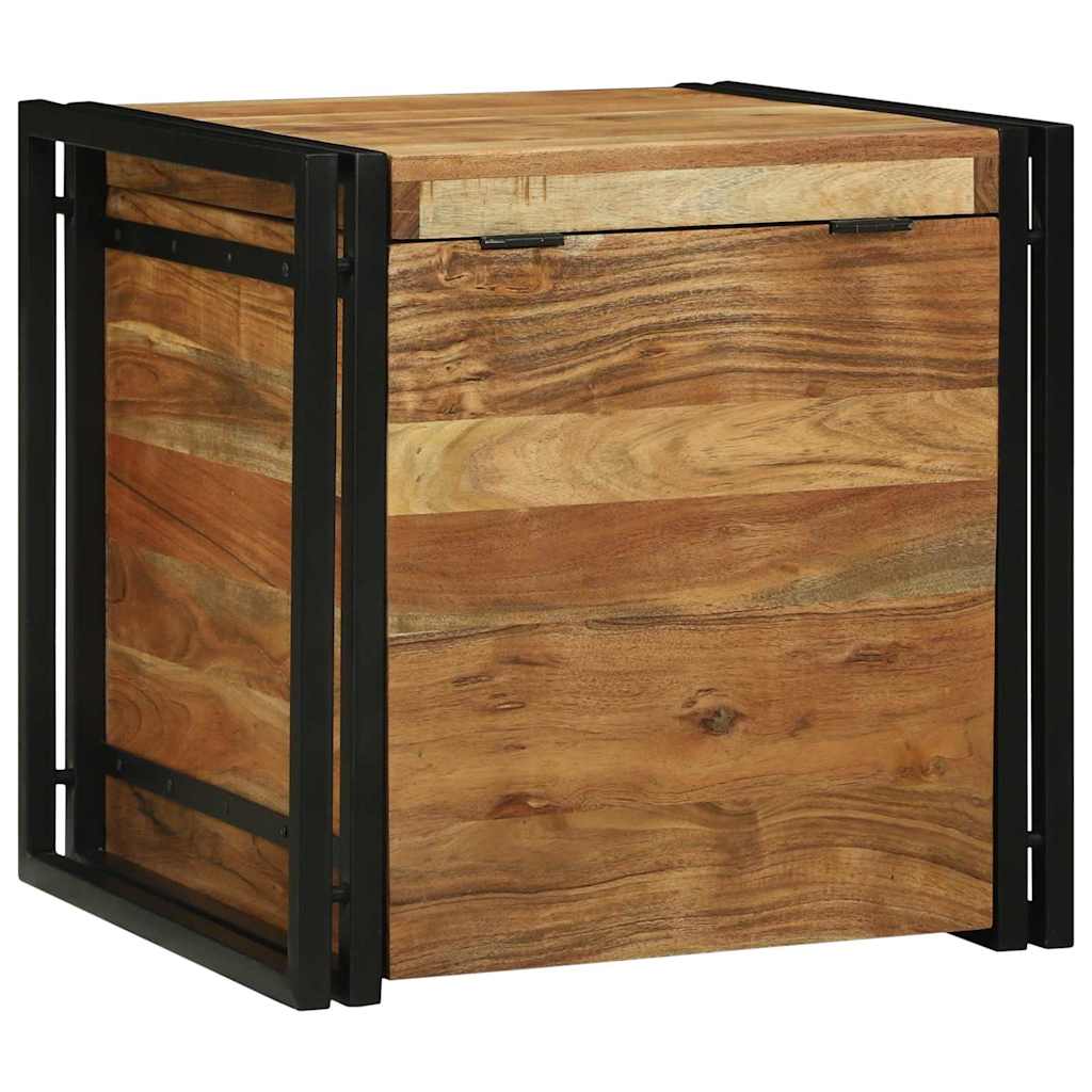 Κουτί αποθήκευσης 50 x 50 x 50 cm Στερεό Ξύλο Ακακίας - Pakobazaar