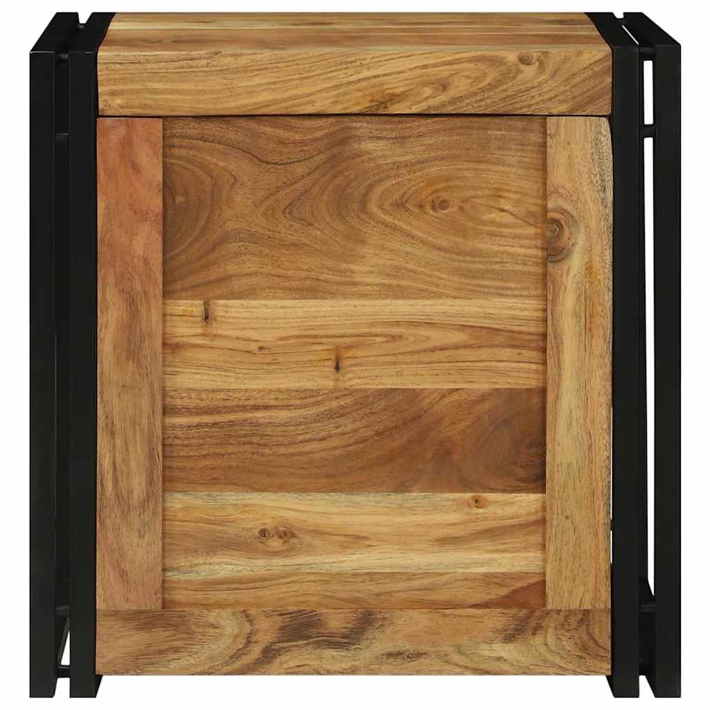 Κουτί αποθήκευσης 50 x 50 x 50 cm Στερεό Ξύλο Ακακίας - Pakobazaar