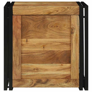 Κουτί αποθήκευσης 50 x 50 x 50 cm Στερεό Ξύλο Ακακίας - Pakobazaar