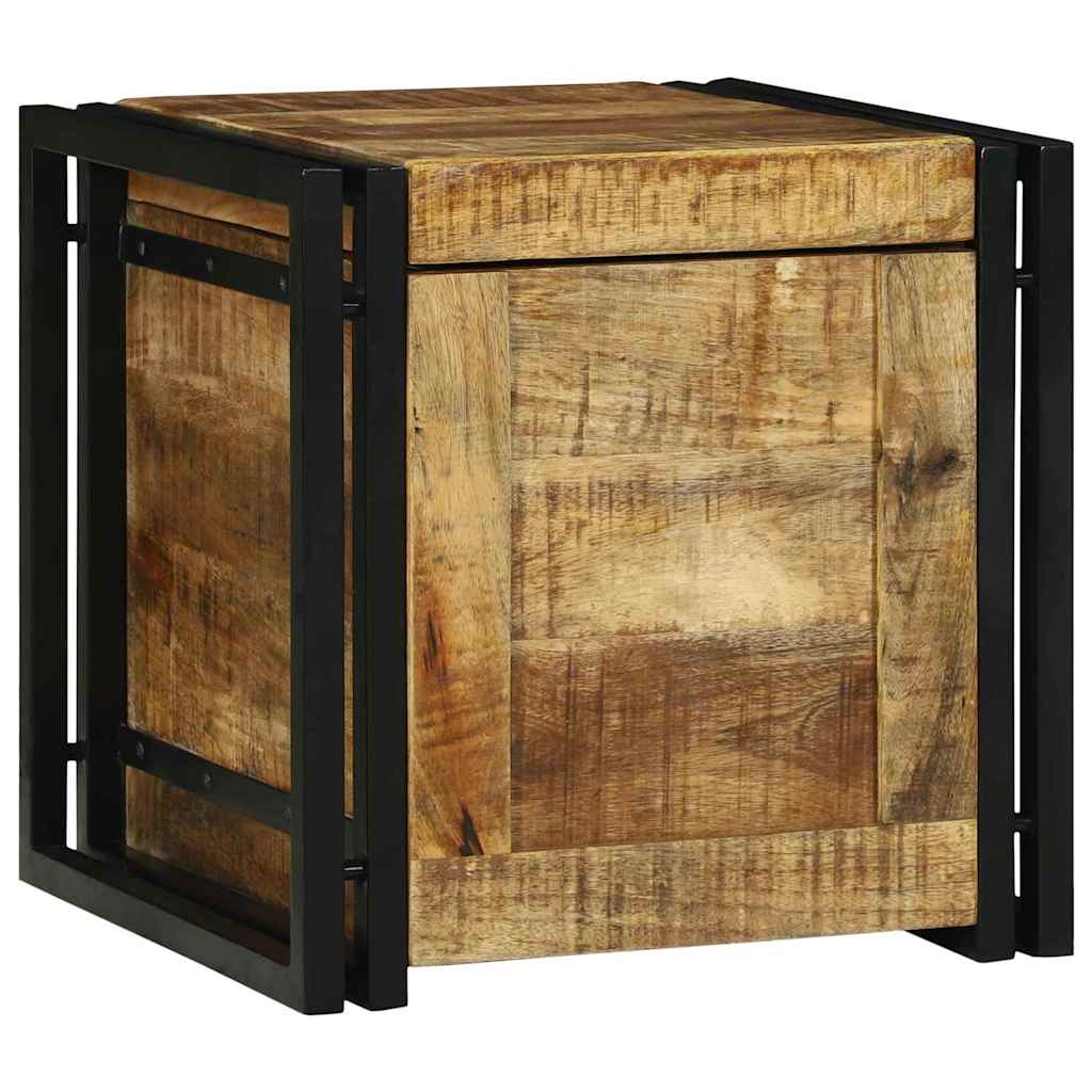 Κουτί αποθήκευσης 40 x 40 x 40 cm Στερεό ξύλο μάνγκο - Pakobazaar