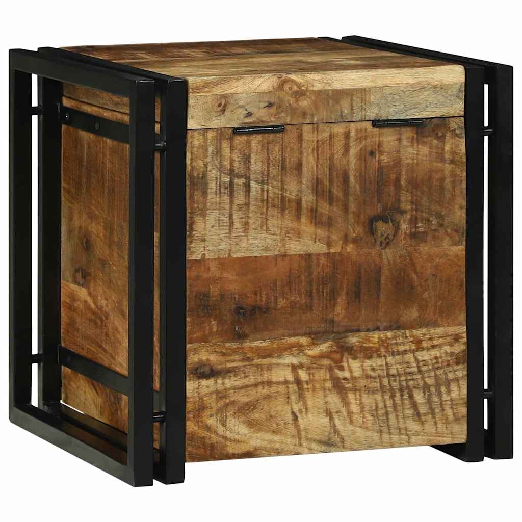 Κουτί αποθήκευσης 40 x 40 x 40 cm Στερεό ξύλο μάνγκο - Pakobazaar