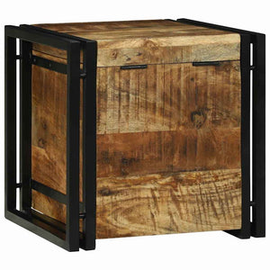 Κουτί αποθήκευσης Καφέ και Μαύρο 40 x 40 x 40 cm