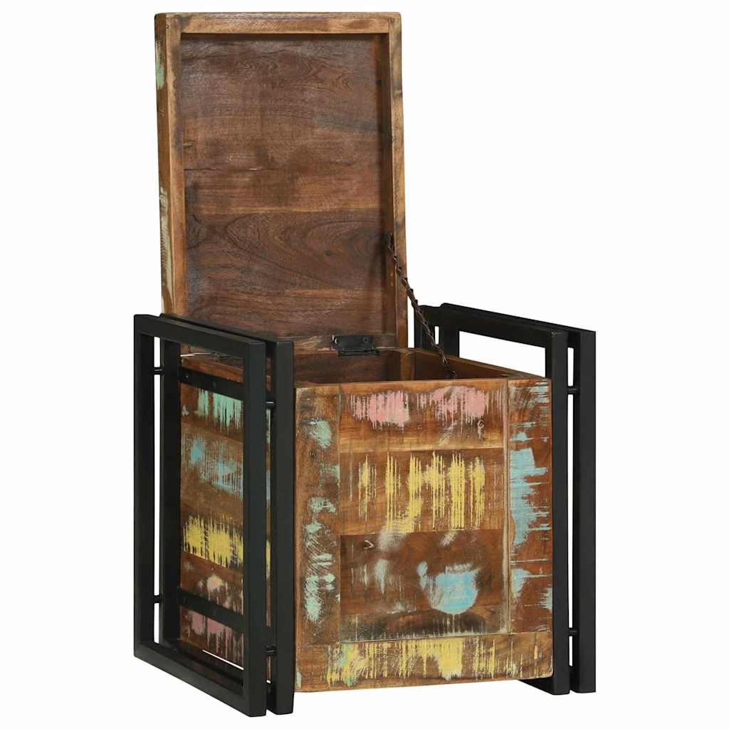 Κουτί αποθήκευσης 40 x 40 x 40 cm Στερεό Ξύλο Ακακίας - Pakobazaar