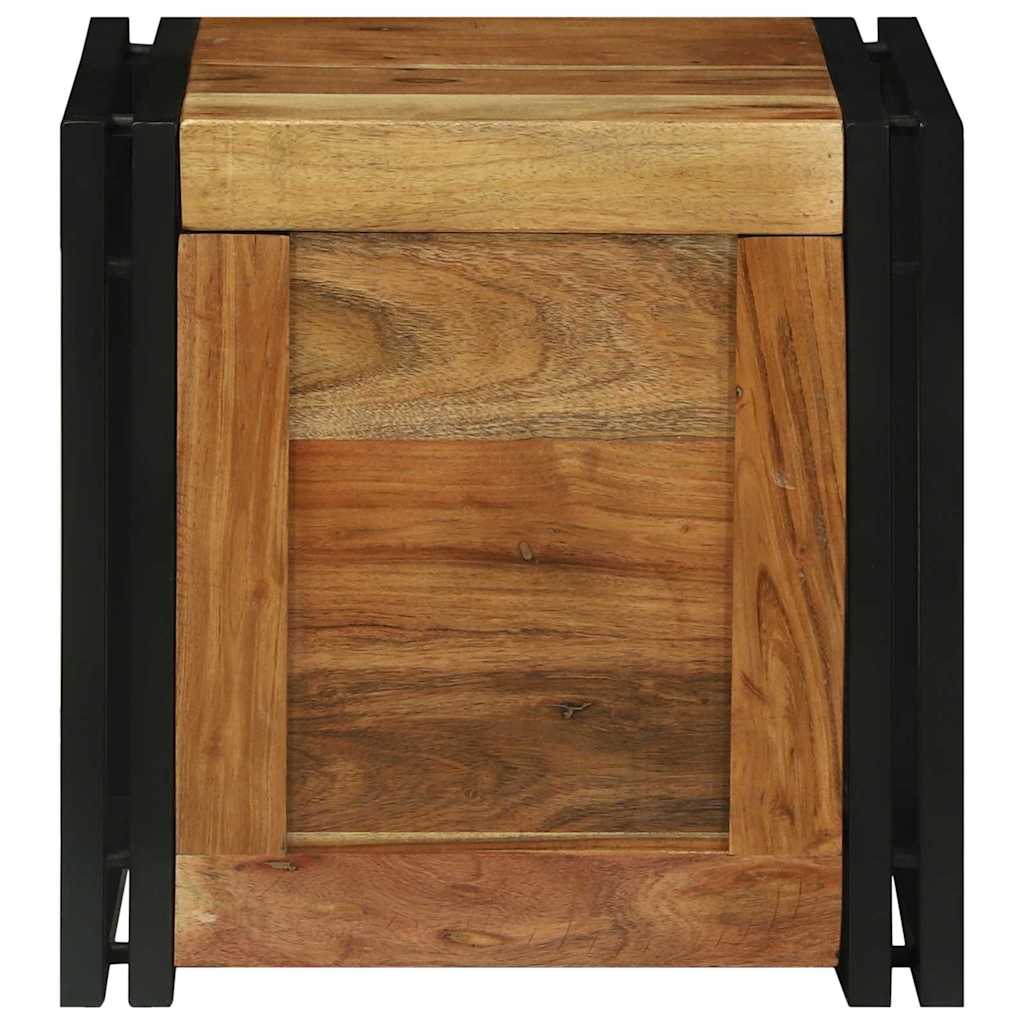 Κουτί αποθήκευσης 40 x 40 x 40 cm Στερεό Ξύλο Ακακίας