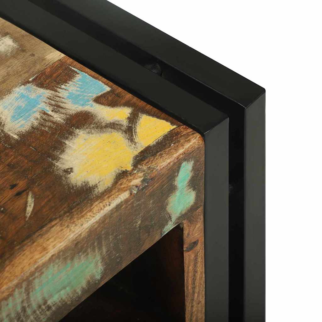 Ράφι Κρασιού 35 x 35 x 39 εκ Στερεό Ανακτηθέν Ξύλο