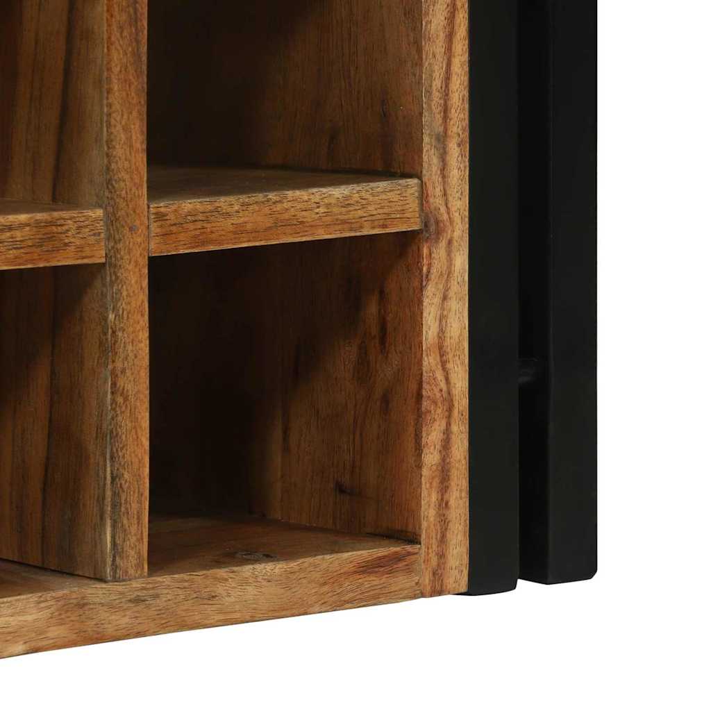 Ράφι Κρασιού 2 pcs 46 x 35 x 27,5 εκ. Στερεό Ξύλο Ακακίας