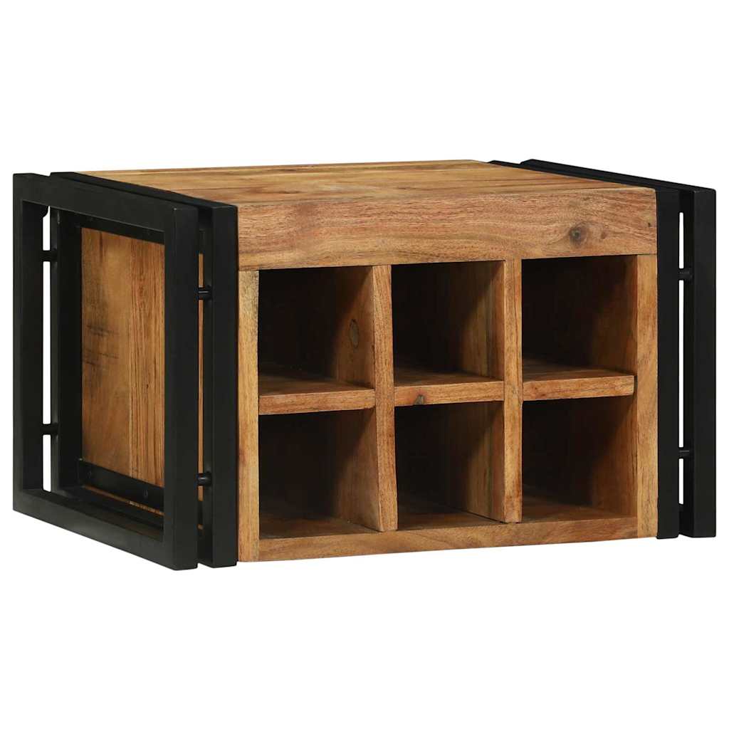 Ράφι Κρασιού 2 pcs 46 x 35 x 27,5 εκ. Στερεό Ξύλο Ακακίας
