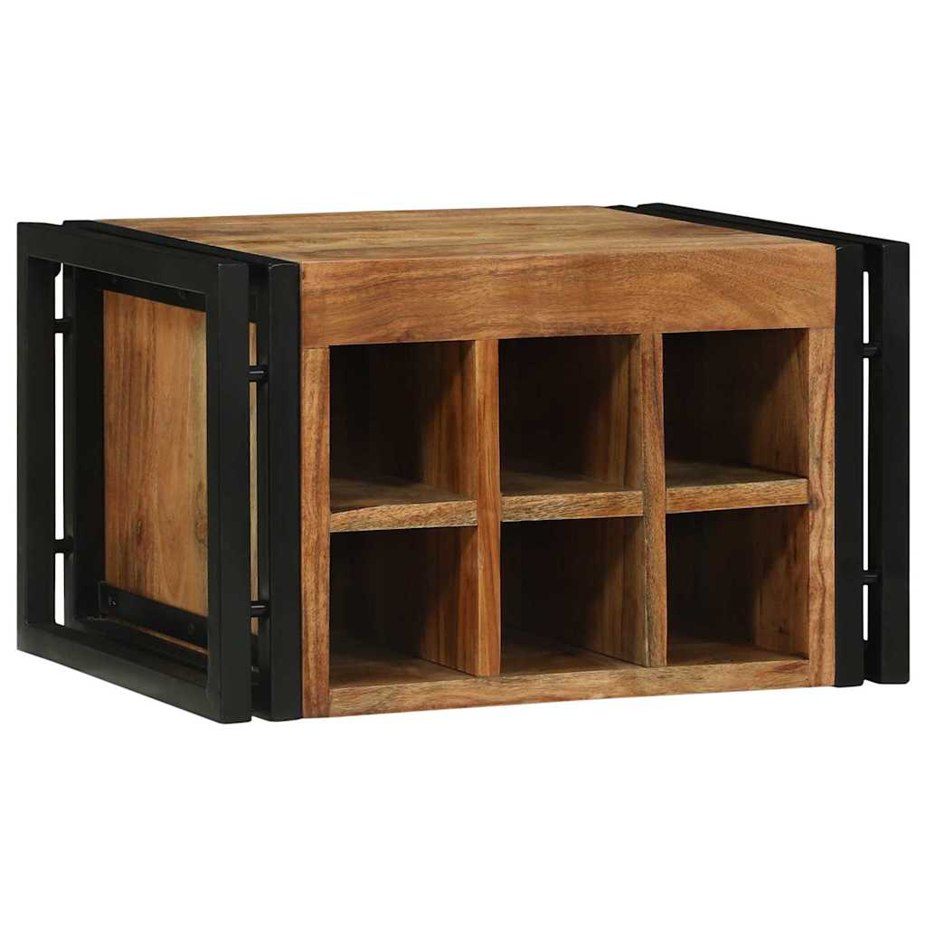 Ράφι Κρασιού 2 pcs 46 x 35 x 27,5 εκ. Στερεό Ξύλο Ακακίας