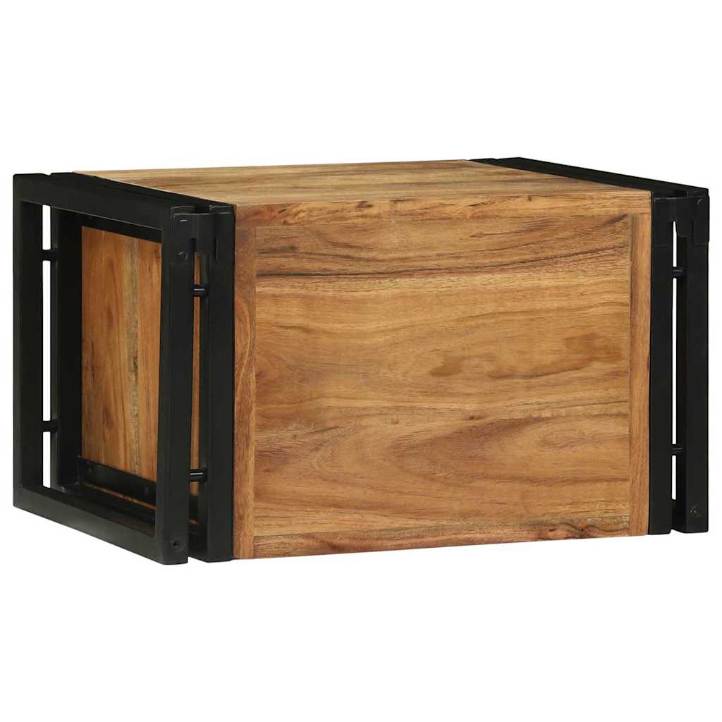 Ράφι Κρασιού 2 pcs 46 x 35 x 27,5 εκ. Στερεό Ξύλο Ακακίας