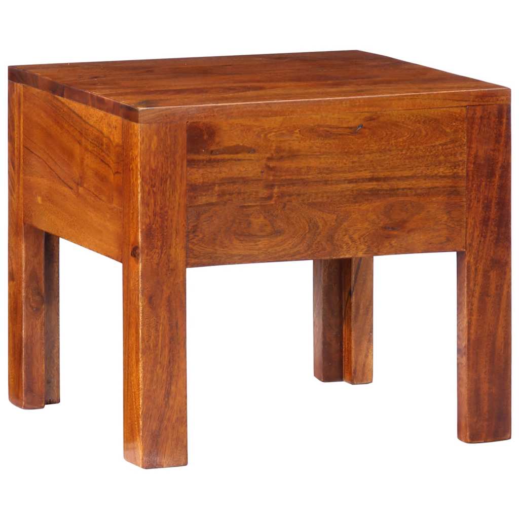 Κομοδίνο 40x40x36 cm από μασίφ ξύλο ακακίας