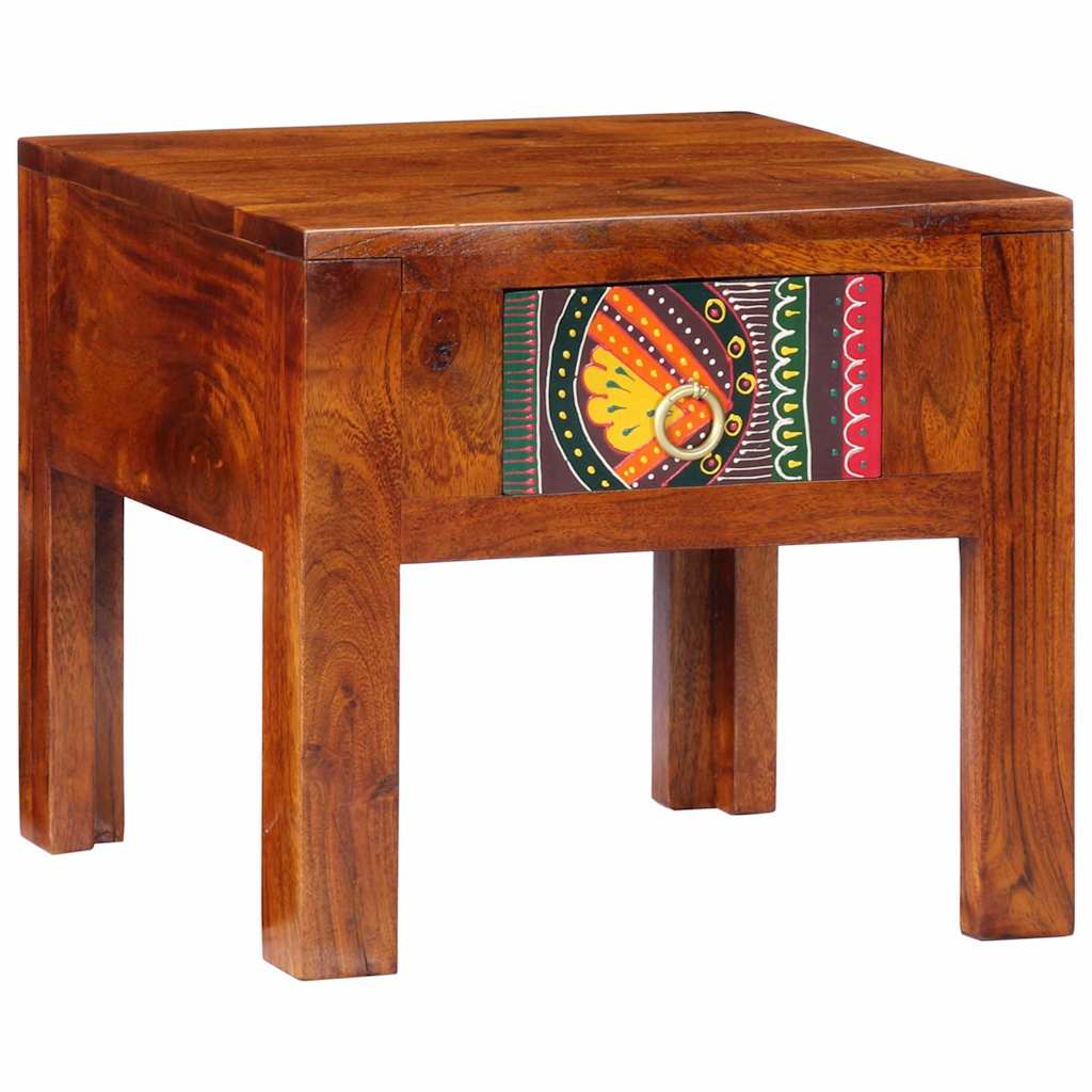 Κομοδίνο 2 τεμάχια 40x40x36 cm μασίφ ξύλο ακακίας