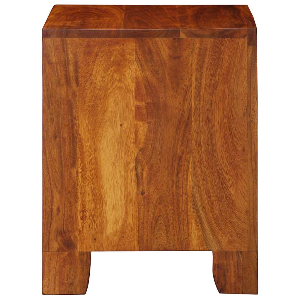 Κομοδίνο 2 τεμάχια 40x35x45 cm μασίφ ξύλο ακακίας