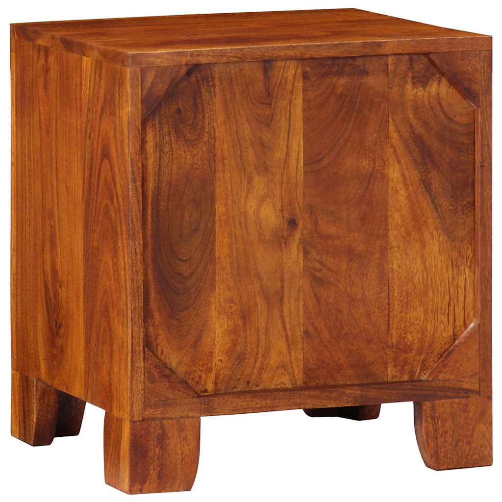 Κομοδίνο 2 τεμάχια 40x35x45 cm μασίφ ξύλο ακακίας