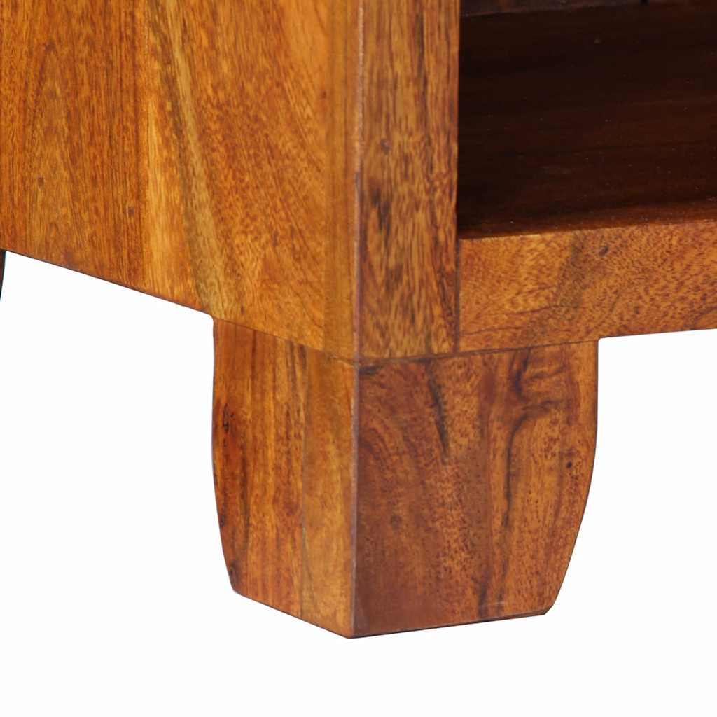 Κομοδίνο 2 τεμάχια 40x35x45 cm μασίφ ξύλο ακακίας