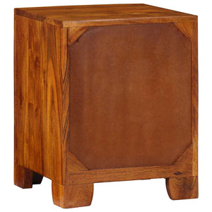 κομοδίνο 35x35x45 cm μασίφ ξύλο ακακίας - Pakobazaar