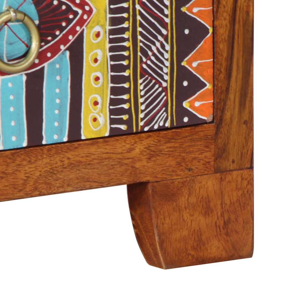 Κομοδίνο 2 τεμάχια 35x35x45 cm μασίφ ξύλο ακακίας