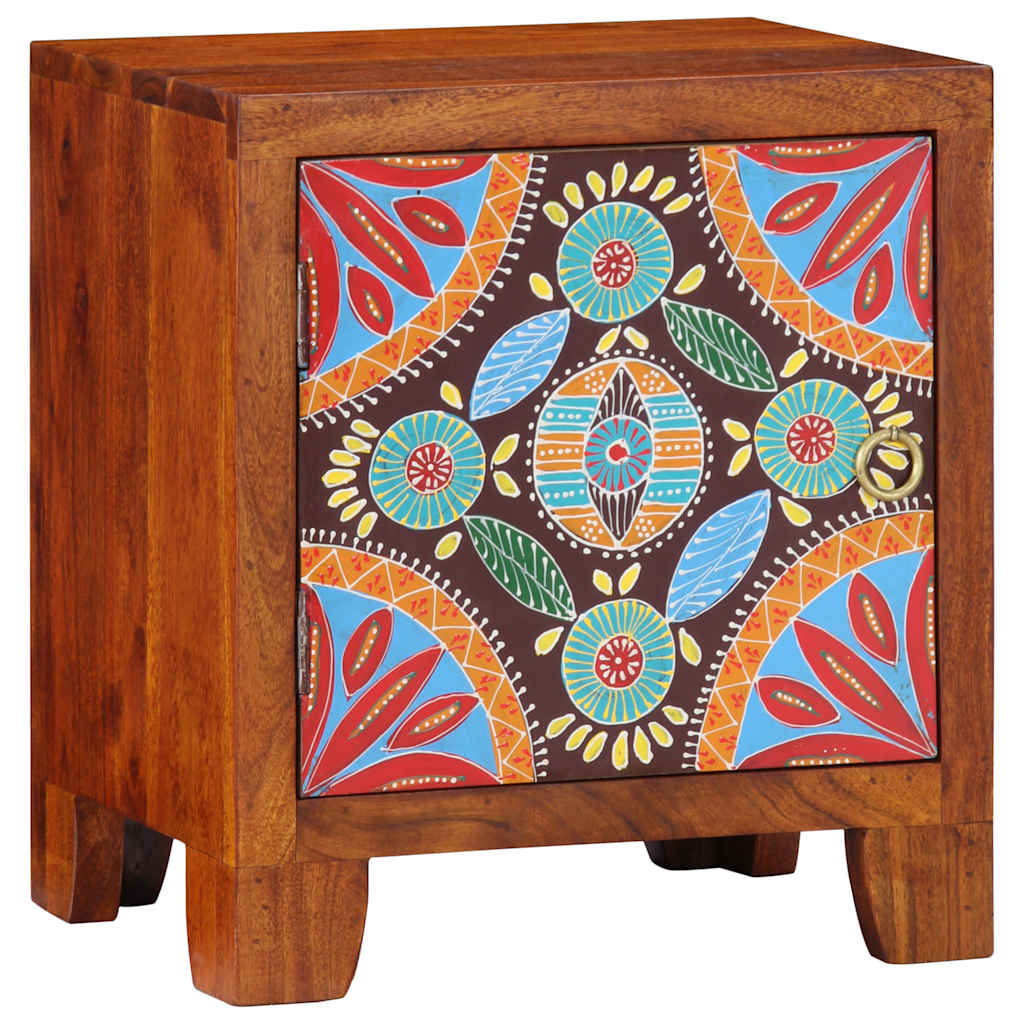 Κομοδίνο 2 τεμάχια 40x30x45 cm μασίφ ξύλο ακακίας - Pakobazaar