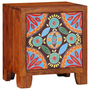 Κομοδίνο 2 τεμάχια 40x30x45 cm μασίφ ξύλο ακακίας - Pakobazaar