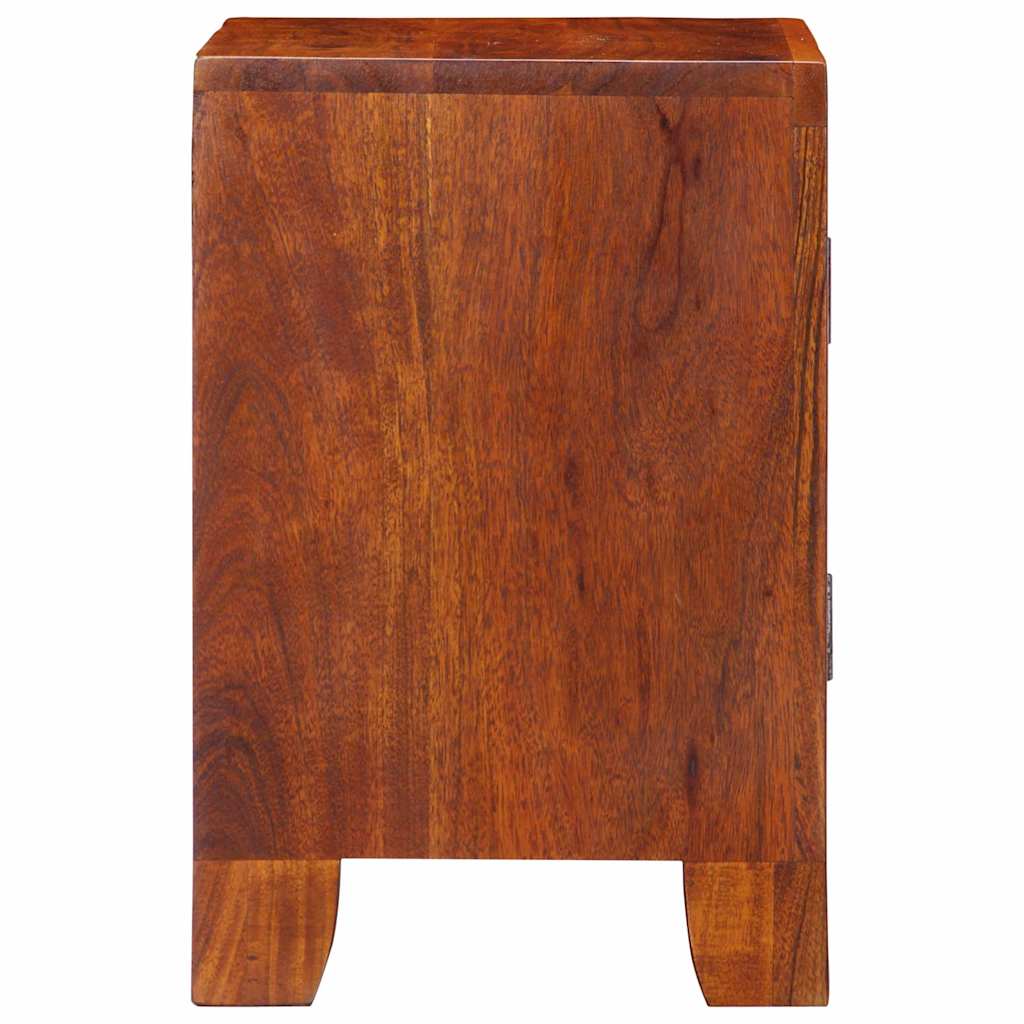 Κομοδίνο 2 τεμάχια 40x30x45 cm μασίφ ξύλο ακακίας - Pakobazaar